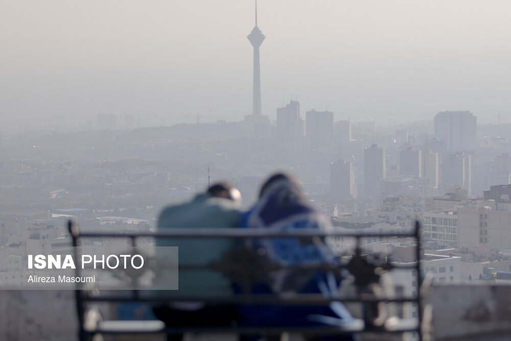 شرایط ناسالم هوای تهران/ گزارش تصویری