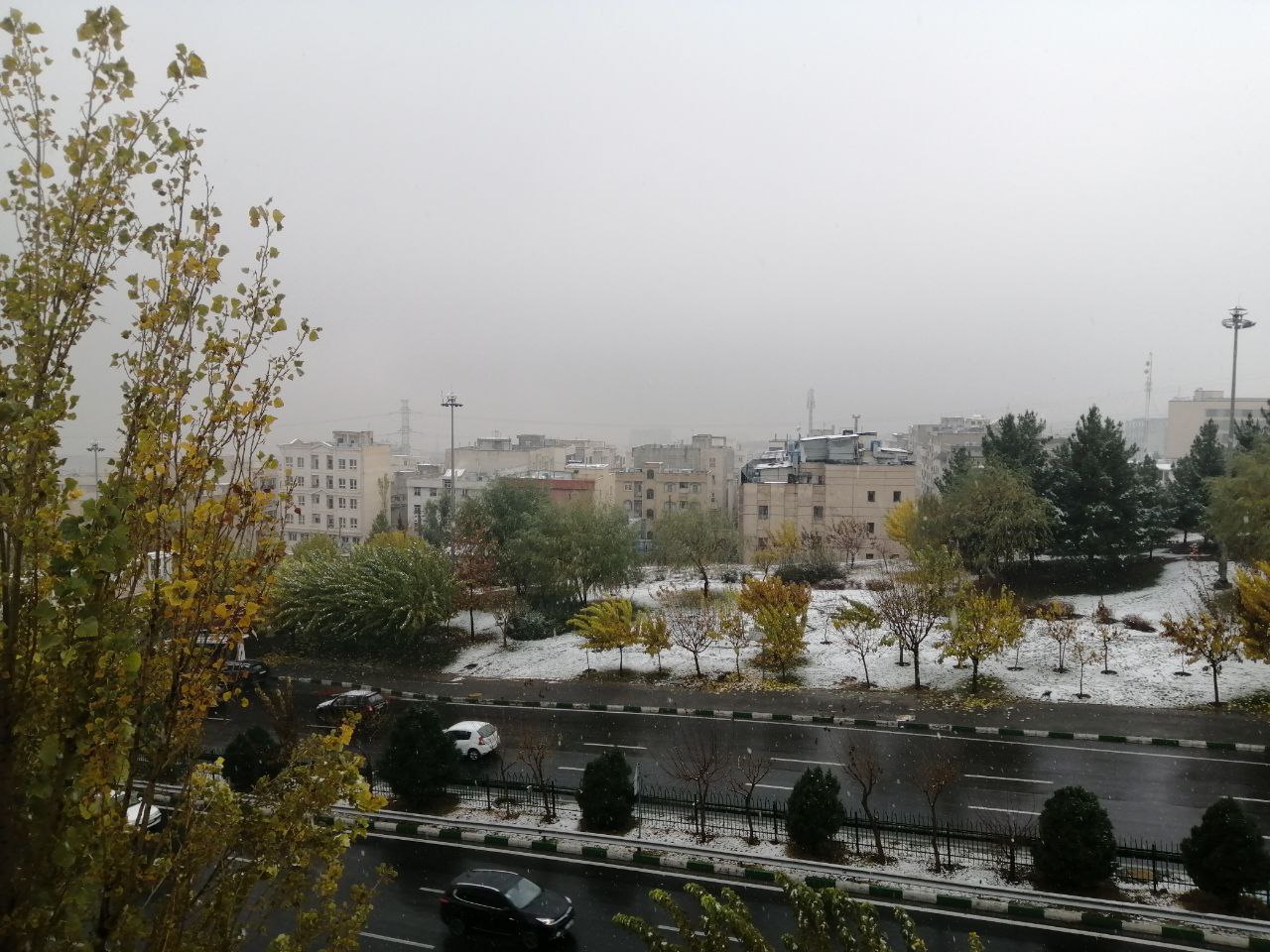 روز برفی در تهران/ گزارش تصویری
