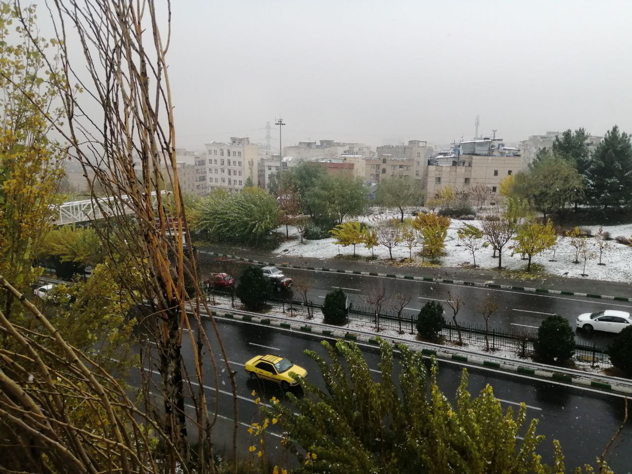 روز برفی در تهران/ گزارش تصویری