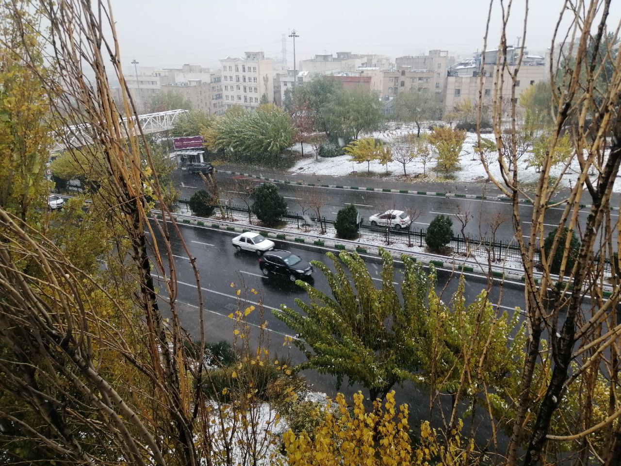 روز برفی در تهران/ گزارش تصویری