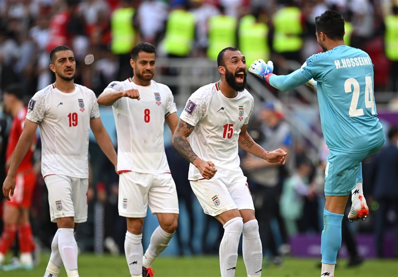 چشمی بهترین بازیکن دیدار ایران - ولز شد