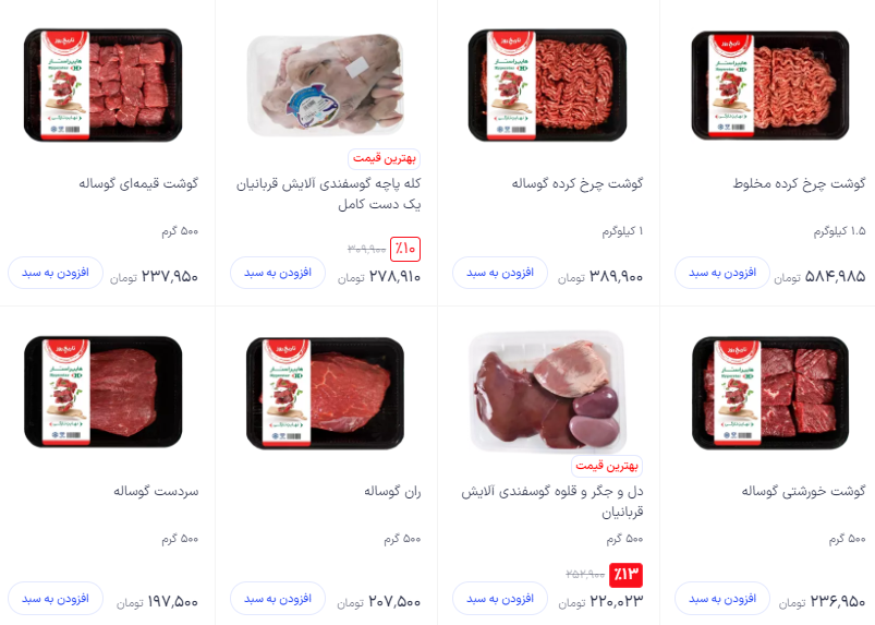گوشت قرمز ارزان شد؟