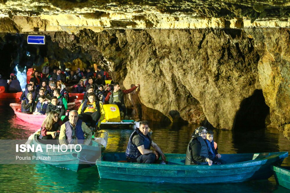 «نوروز ۱۴۰۲» در غار علیصدر/ گزارش تصویری