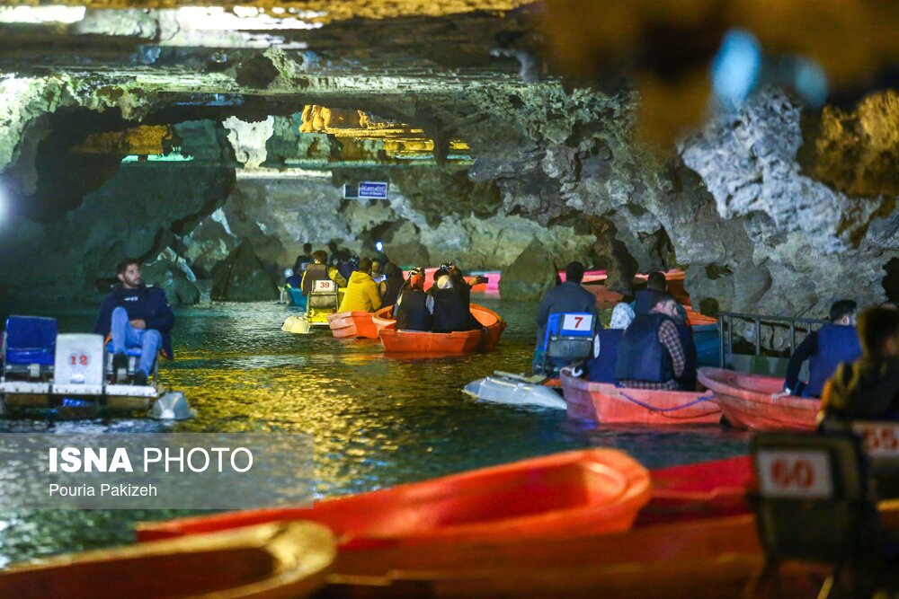 «نوروز ۱۴۰۲» در غار علیصدر/ گزارش تصویری