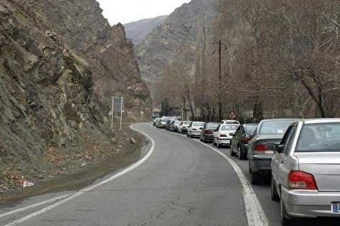 ترافیک شدید؛ ورود به جاده چالوس از کرج ممنوع شد