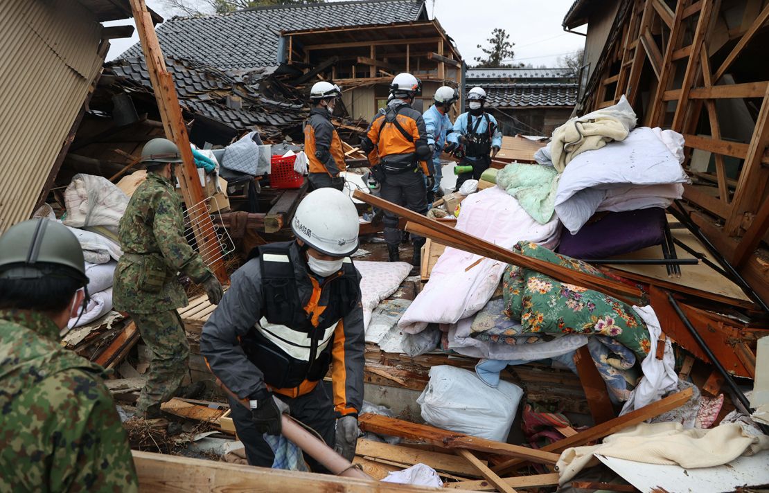 زلزله ژاپن؛ تعداد قربانیان افزایش یافت