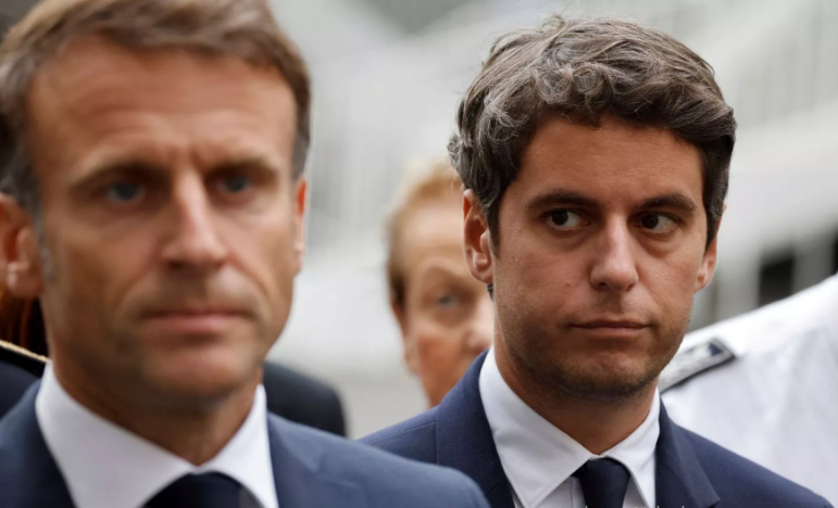 ماکرون گابریل اتل ۳۴ ساله را به به عنوان نخست‌ وزیر جدید فرانسه معرفی کرد