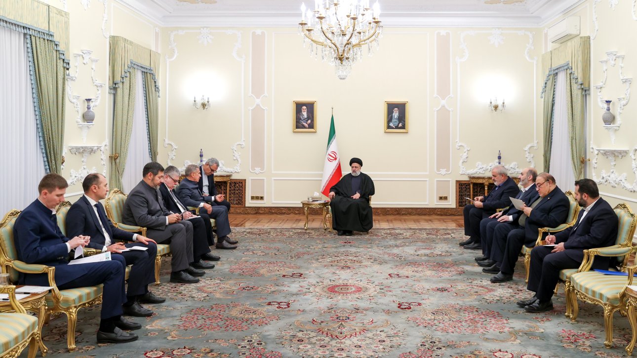 دیدار رئیس‌جمهور تاتارستان روسیه با «رئیسی»