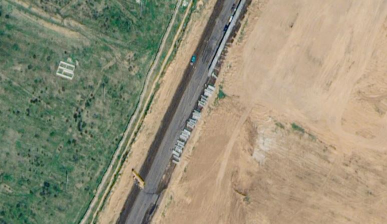 لحظه به لحظه با «طوفان الاقصی»؛ ساخت دیوار در نزدیکی مرز نوار غزه