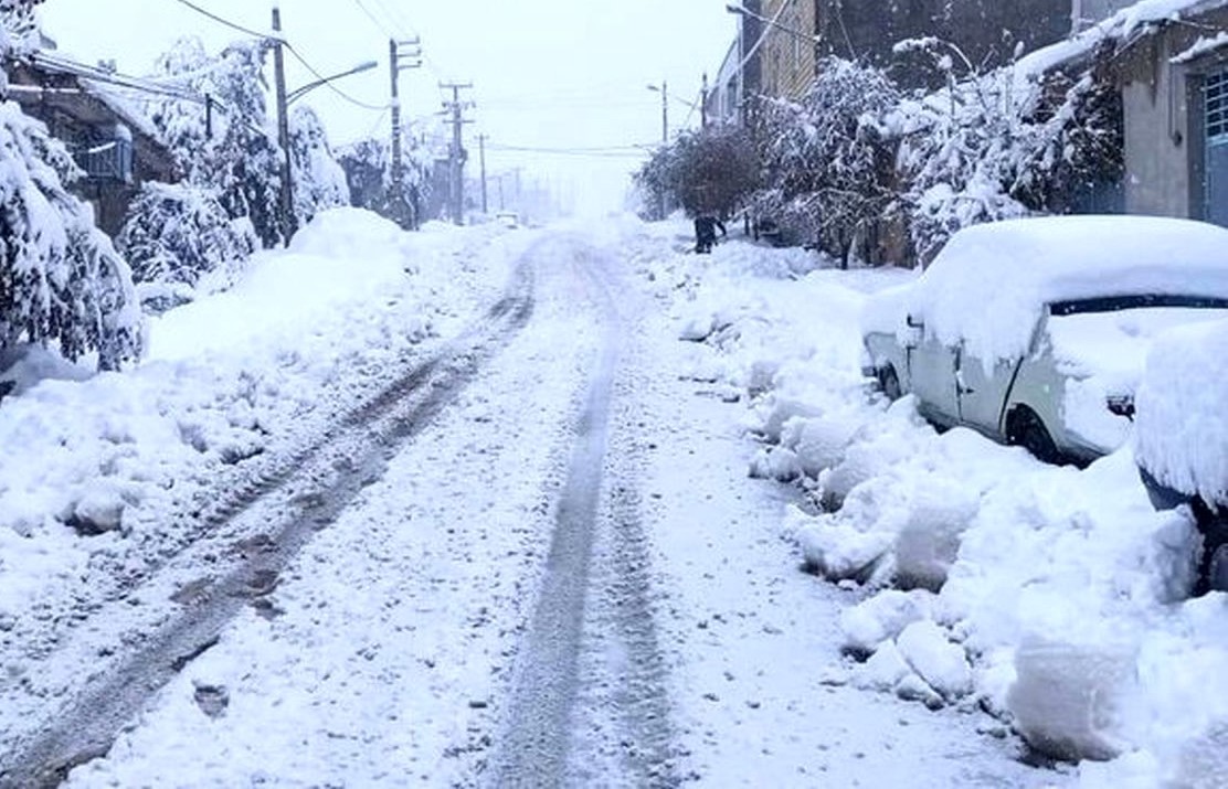 یک متر برف در تهران