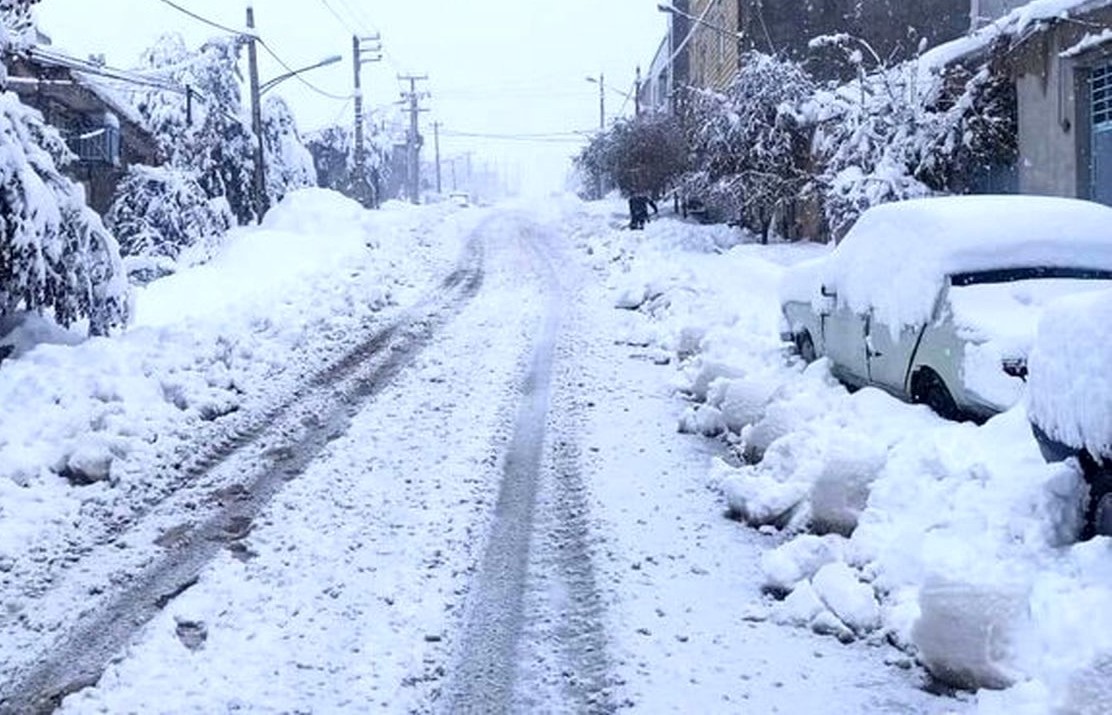 یک متر برف در تهران