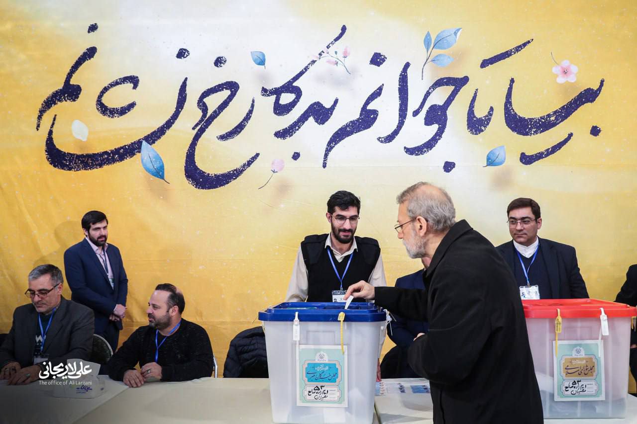 زنده از انتخابات؛ لاریجانی رای داد/ حدادعادل: داوطلبان به سوگند خود پایبند بمانند