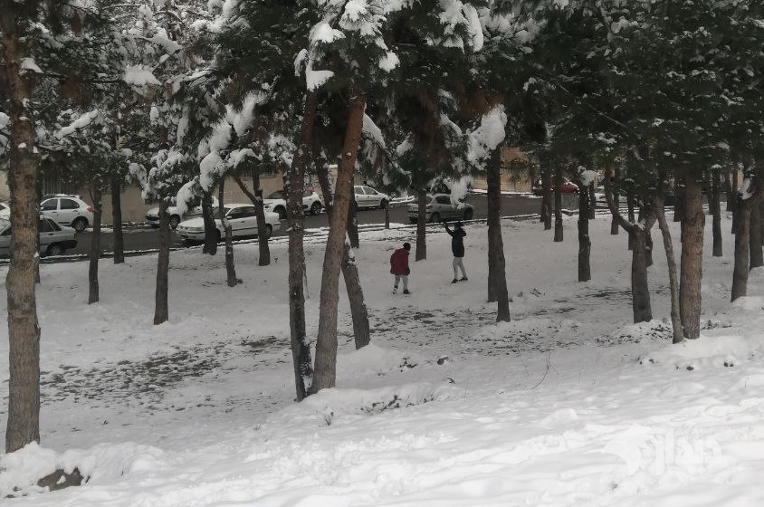 بارش برف و باران در اکثر مناطق ایران