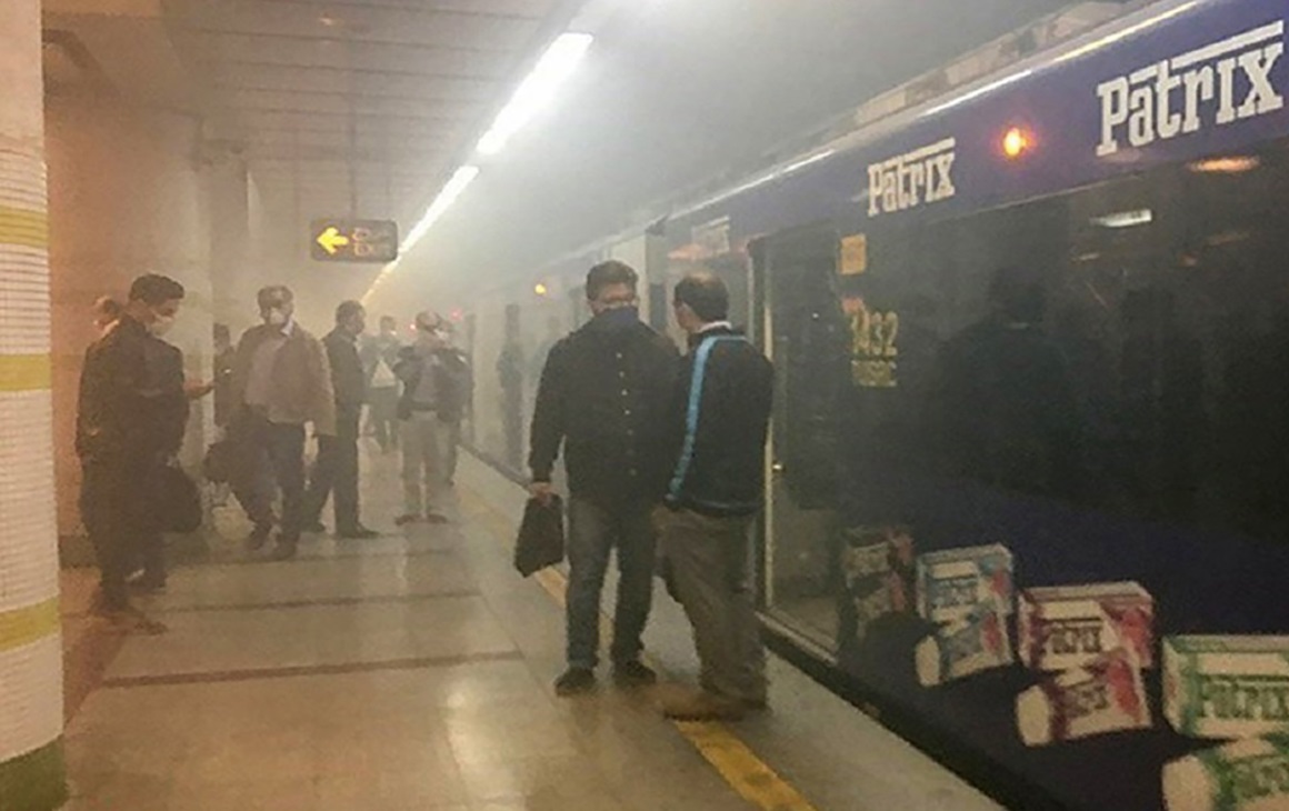 آتش‌سوزی در خط یک متروی پایتخت مهار شد