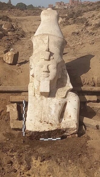 مجسمه بزرگ فرعون کشف شد