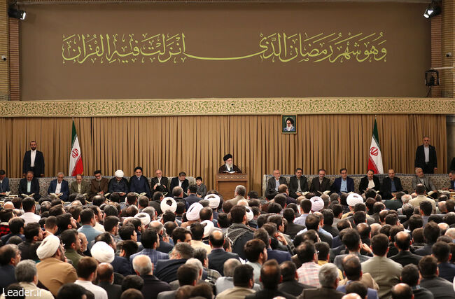 مراسم انس با قرآن در حضور رهبر انقلاب