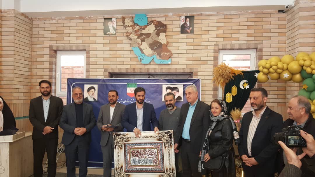 افتتاح مدرسه ای در شهرستان اسلامشهر به همت موسسه خیریه نیک گامان جمشید