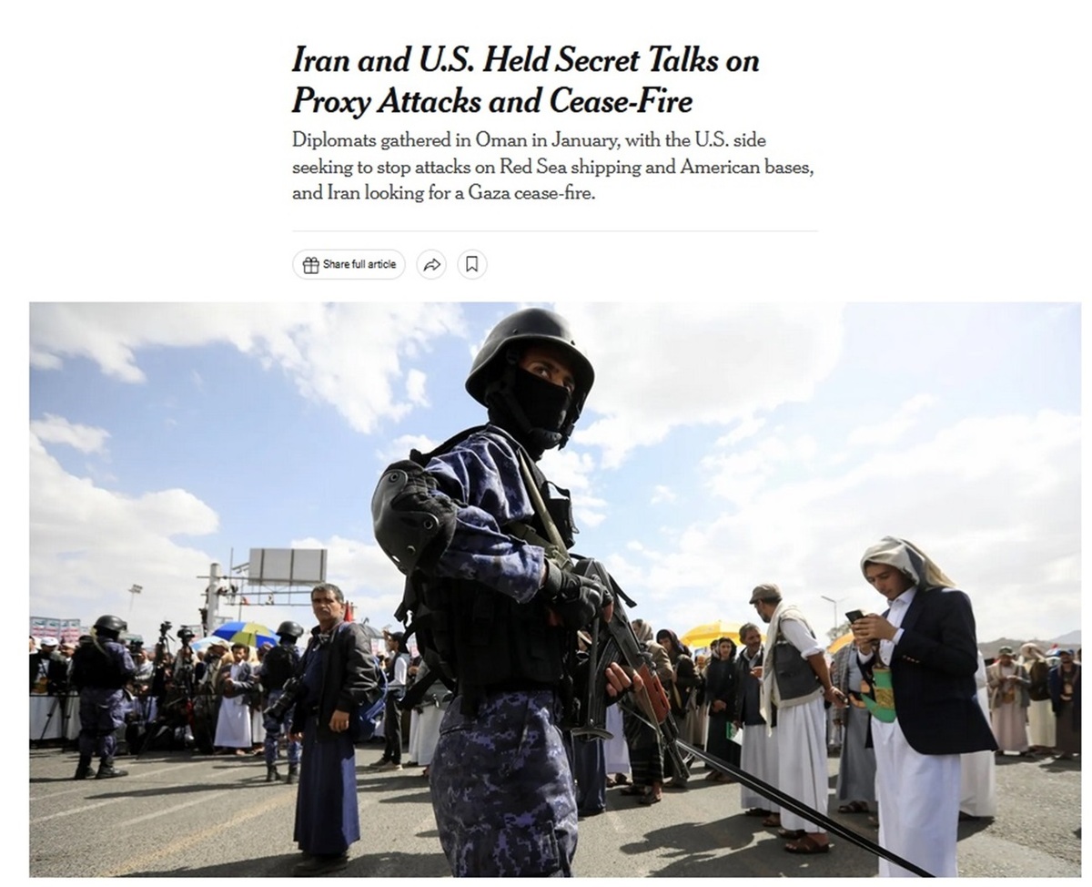 روایت نیویورک‌تایمز از مذاکرات غیرمستقیم ایران و آمریکا