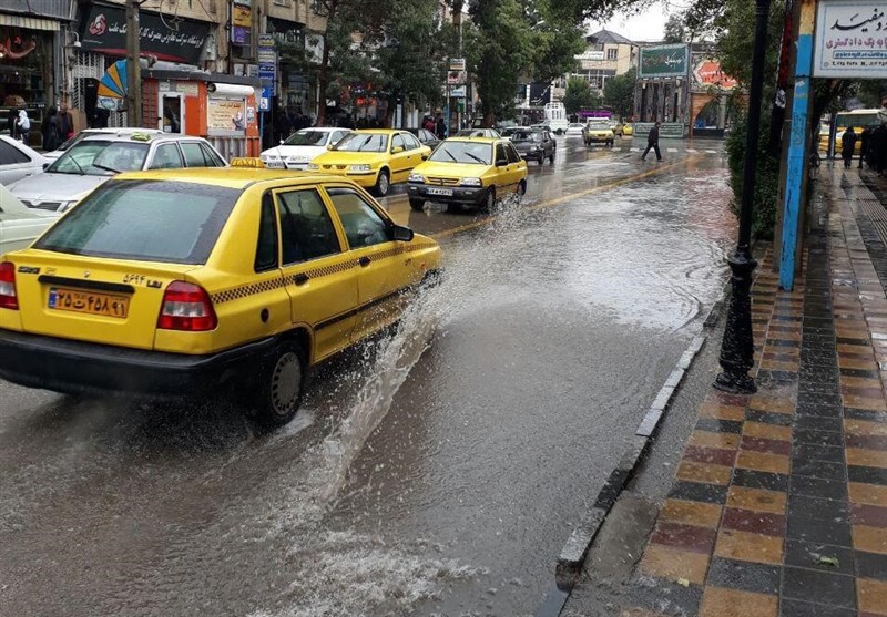 هشدار آبگرفتگی معابر و سیلابی شدن مسیل‌های ۴ استان