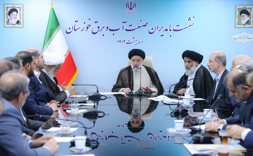 رئیسی: تنش آبی خوزستان برطرف شد