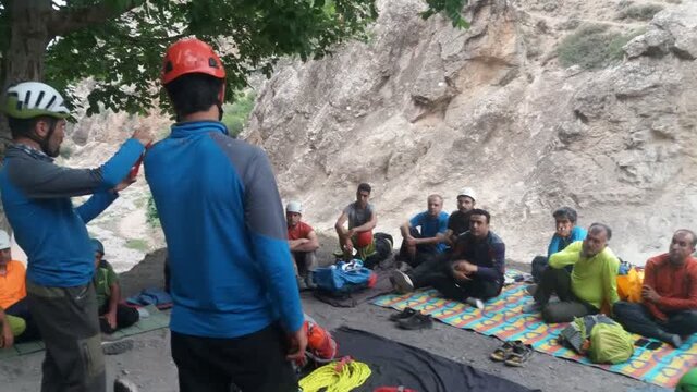 سوادکوه میزبان اردوی تیم کوهنوردی کارگری مازندران شد