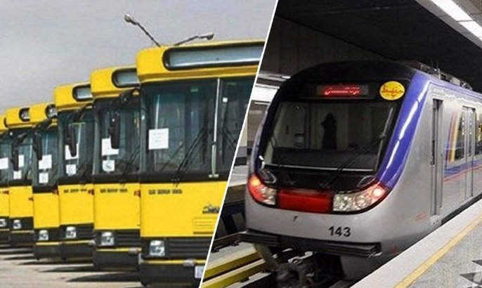 تغییر زمان فعالیت مترو و اتوبوس در تهران