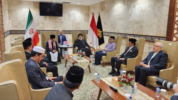 دیدار روسای سازمان‌های اسلامی اندونزی با رئیسی