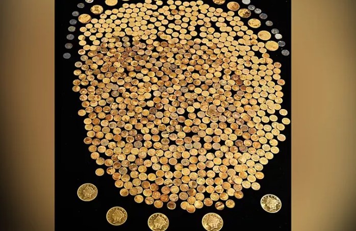 کشف ۷۰۰ سکه طلا در کشتزار‌های کنتاکی