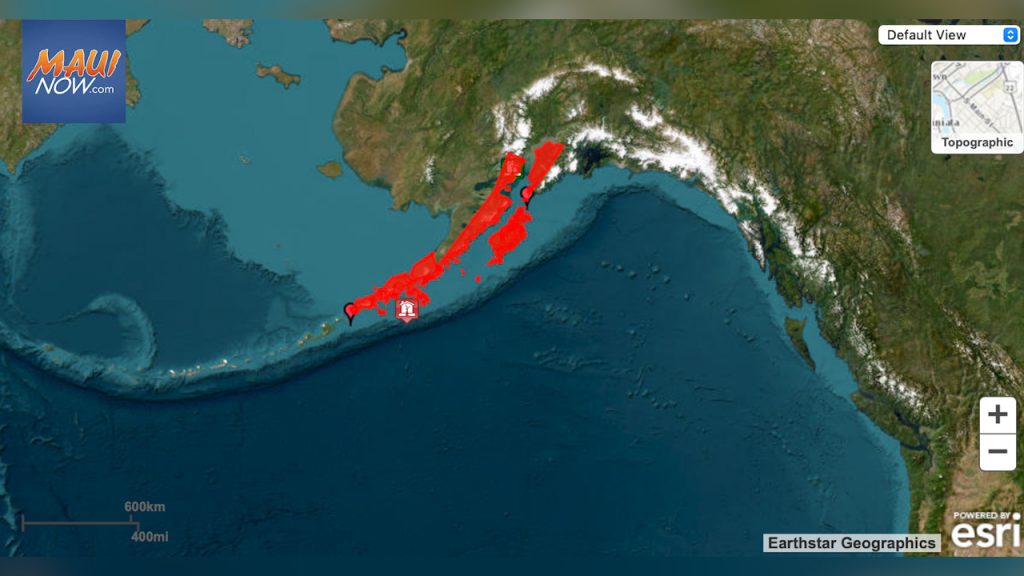 زلزله شدید در آلاسکا و هشدار سونامی
