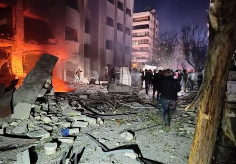 حمله جنگنده‌های اسرائیل به حومه دمشق