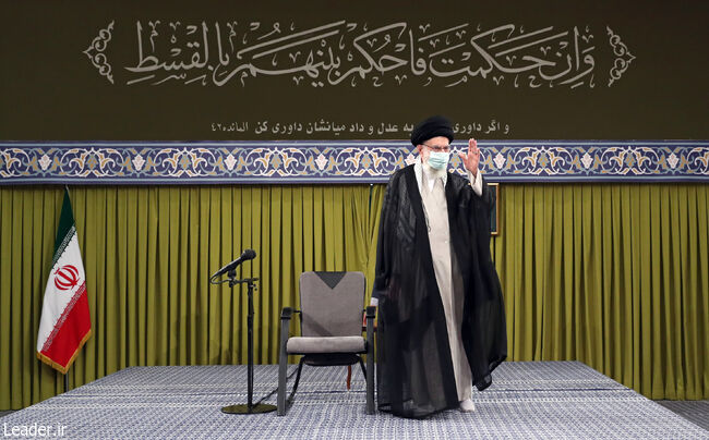دیدار رئیس و مسوولان قوه قضاییه با رهبر انقلاب