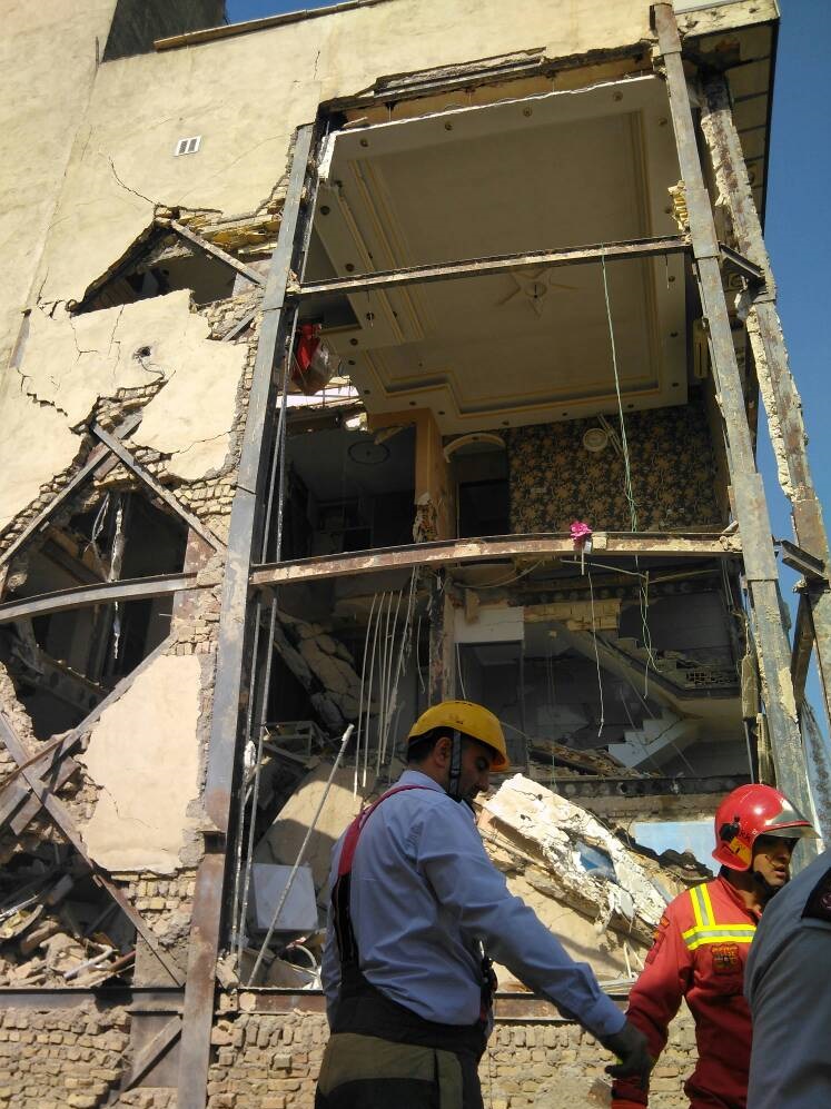 انفجار شدید در جوانمرد قصاب؛ تخریب ۸۰ درصدی ساختما