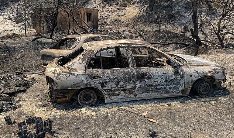 گسترش آتش‌سوزی‌ها در یونان