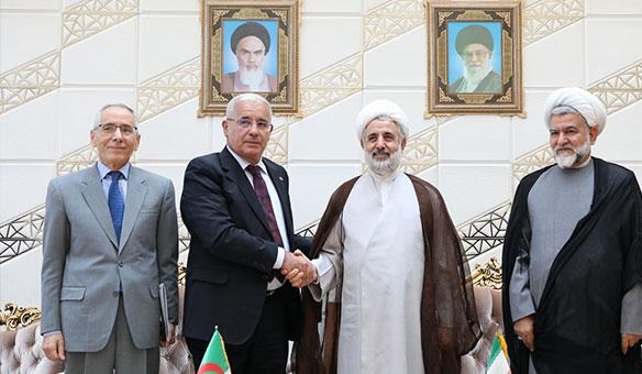 رئیس مجلس الجزایر در تهران