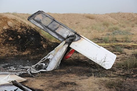 سقوط مرگبار هواپیمای آموزشی در کرج