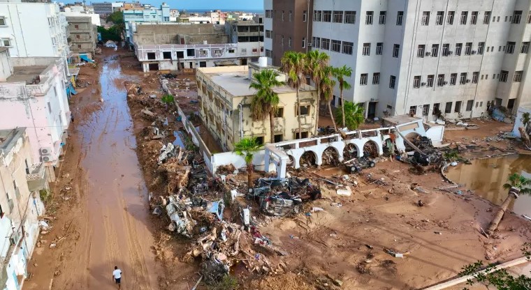 فاجعه «طوفان دنیل» در لیبی؛ ابراز همدردی قالیباف