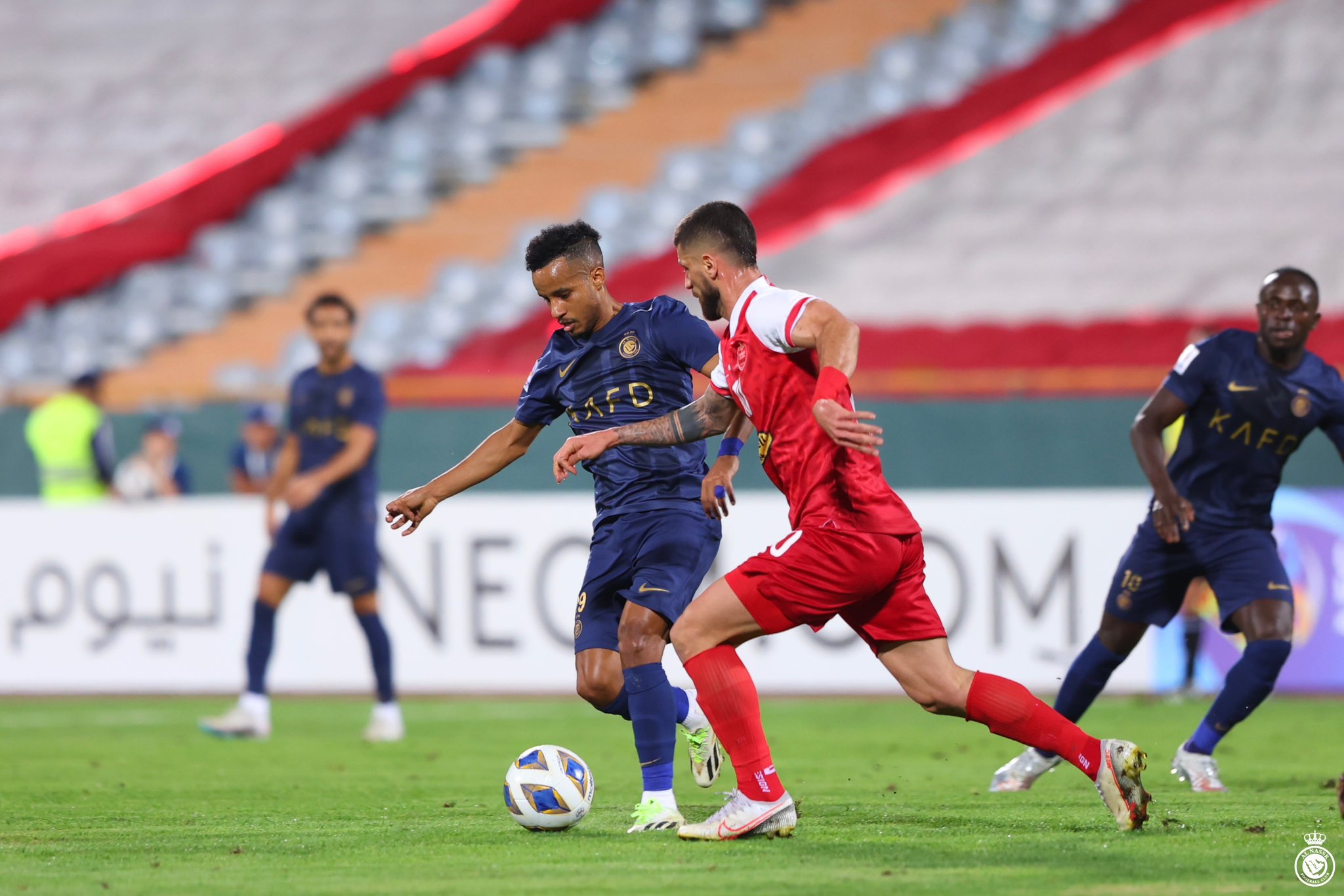 گزارش زنده؛ پرسپولیس ۰ - النصر ۰/ گلِ آفساید +ویدیو