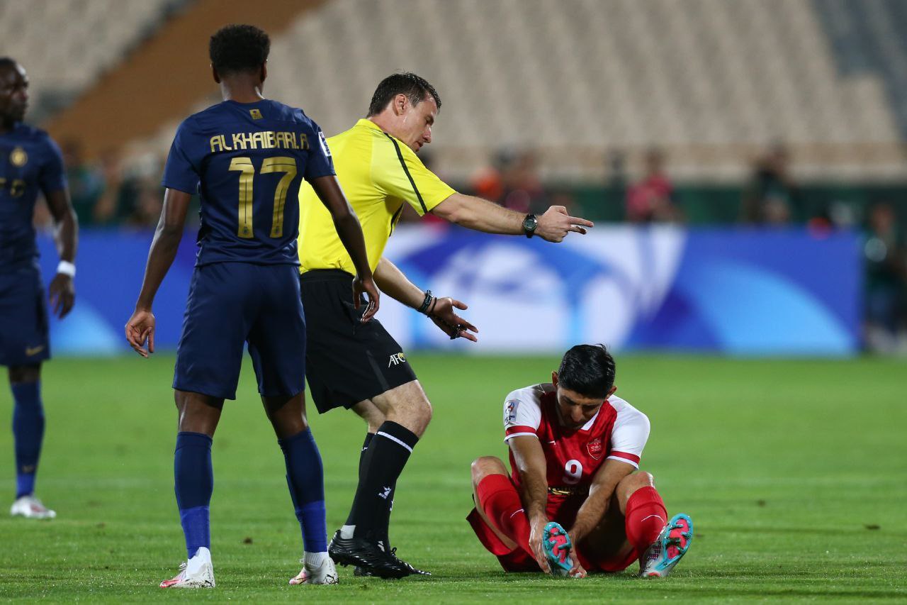 گزارش زنده؛ پرسپولیس ۰ - النصر ۰/ گلِ آفساید +ویدیو