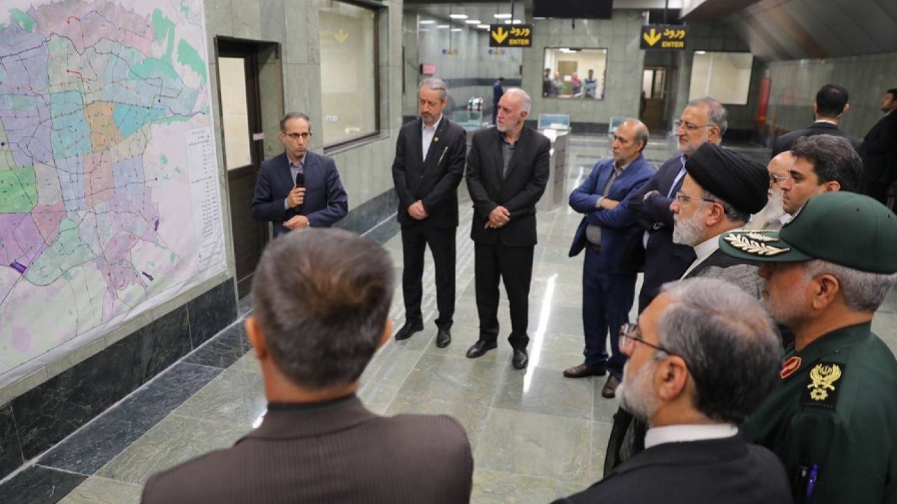 افتتاح ۴ ایستگاه مترو؛ رئیسی به ایستگاه شهران رفت