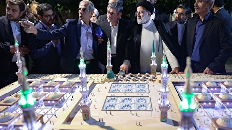 بازدید رئیسی از نمایشگاه صنایع دستی فارس
