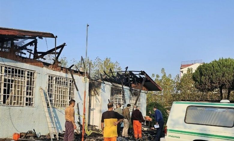 آتش‌سوزی مرگبار در کمپ ترک‌اعتیاد