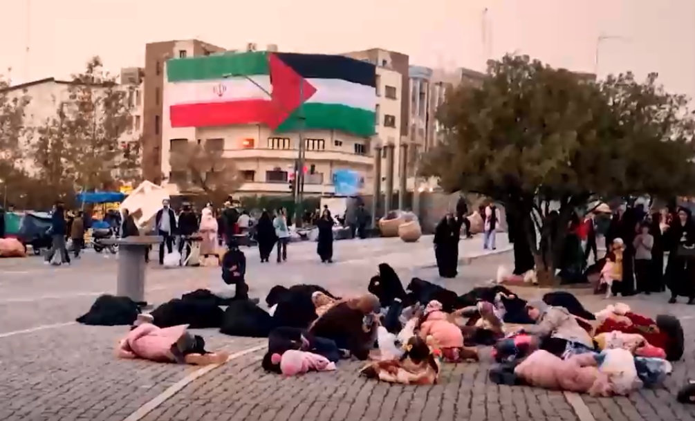 پرفورمنس تماشایی برای مردم مظلوم غزه