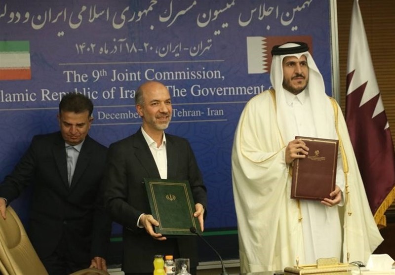 سند همکاری‌های‌ اقتصادی ایران و قطر امضا شد