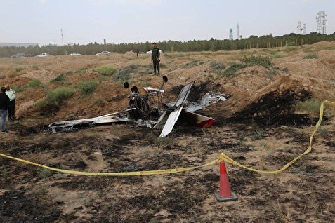 سقوط هواپیمای سوخو۲۲ در کازرون +ویدیو