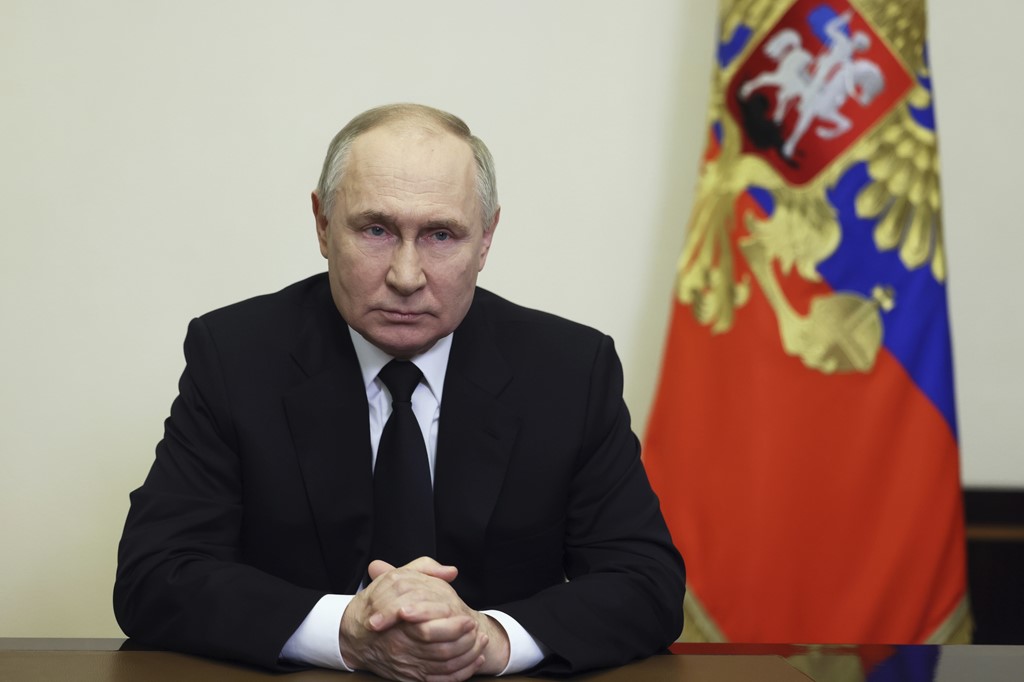 حادثه تروریستی مسکو/ پوتین: عاملان حمله مجازات می‌شوند