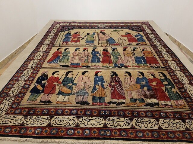 ۲۰ فرش از گنجینه کاخ گلستان رونمایی شد