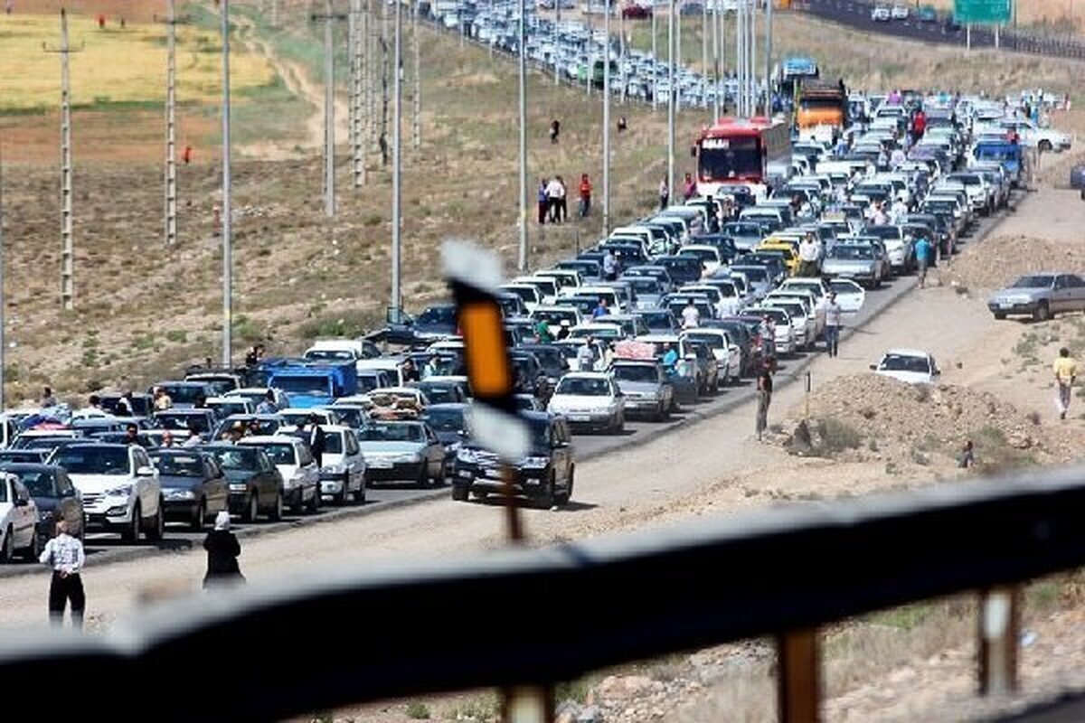 ترافیک سنگین در محدوده‌هایی از جاده‌های شمالی