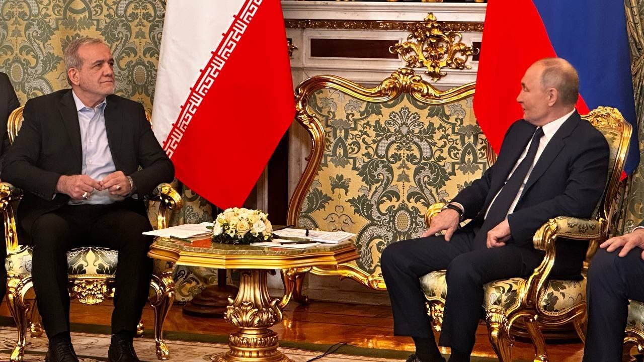 دیدار پزشکیان و پوتین در مسکو +عکس و ویدیو
