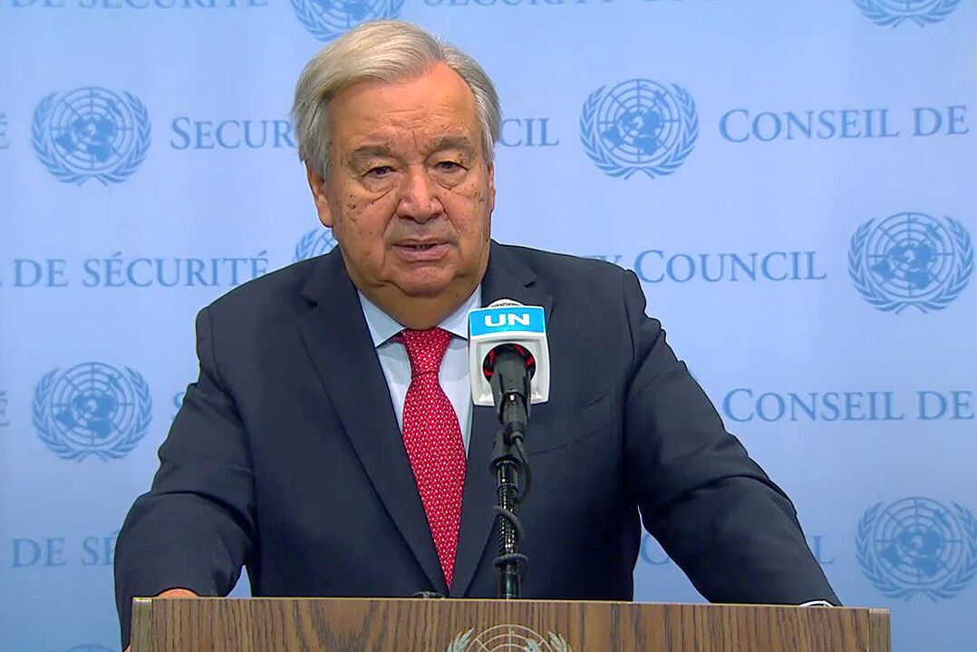 گوترش: ایران گام اول را برای بهبود روابط با آمریکا بردارد