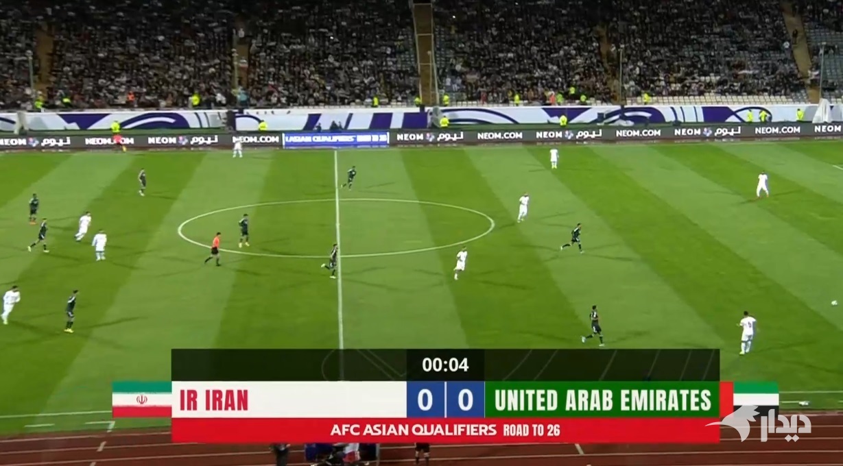 گزارش زنده: ایران ۰ - ۰ امارات
